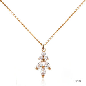 BOUCLES D'OREILLES MARIÉE<br>Astride Or rose