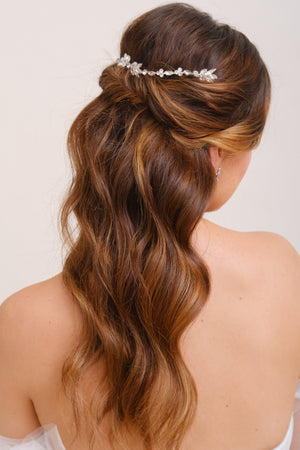 HEADBAND MARIAGE STRASS <BR>Alicia