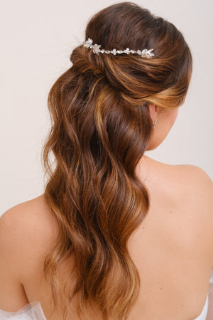 HEADBAND MARIAGE STRASS <BR>Alicia