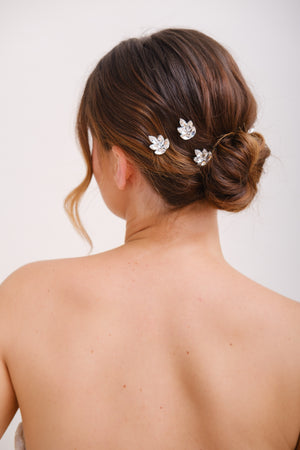 PICS A CHIGNON MARIEE<BR>EVE (lot de 6 pics)