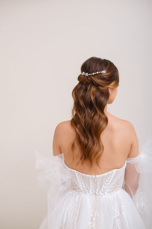 HEADBAND MARIAGE STRASS <BR>Alicia