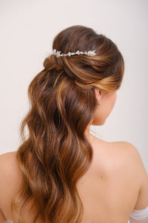 HEADBAND MARIAGE STRASS <BR>Alicia