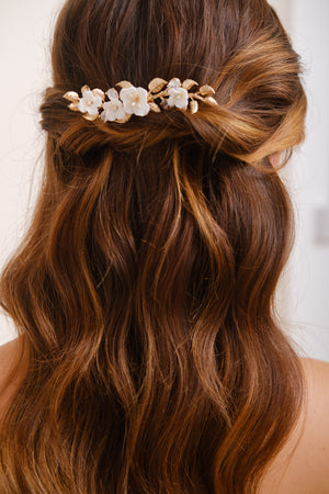 PEIGNE FLEURI DORE<BR>Marie