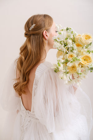 PICS A CHIGNON STRASS<BR>Ange (lot de 2)