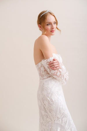 DIADEME MARIEE DISCRET<BR>Lou