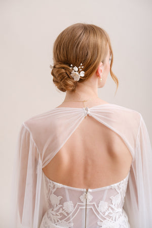 PICS A CHIGNON MARIAGE<BR>Flora (lot de 3 pics)