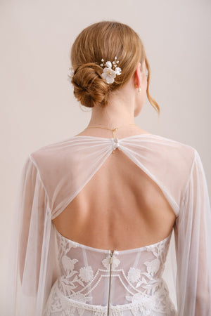 PICS A CHIGNON MARIAGE<BR>Flora (lot de 3 pics)