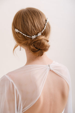 HEADBAND MARIAGE STRASS <BR>Alicia