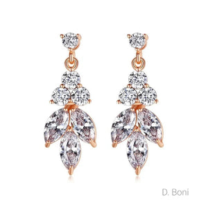 BOUCLES D'OREILLES MARIÉE<br>Astride Or rose