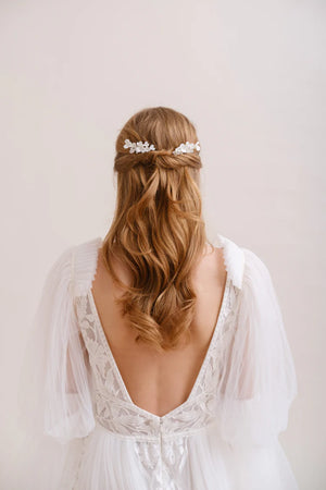 CLIP CHEVEUX MARIEE<BR>Iris