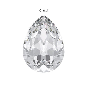 BOUCLES SWAROVSKI - A PERSONNALISER<BR>Louise Or rose