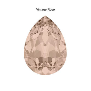 BOUCLES SWAROVSKI - A PERSONNALISER<BR>Louise Or rose