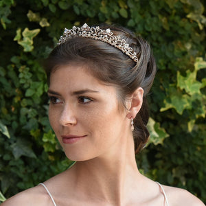 TIARE SWAROVSKI<BR>Elizabeth Or rose - MP Paris