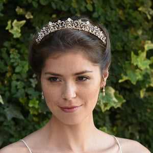 TIARE SWAROVSKI<BR>Elizabeth Or rose - MP Paris