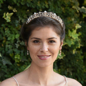 TIARE SWAROVSKI<BR>Elizabeth Or rose - MP Paris