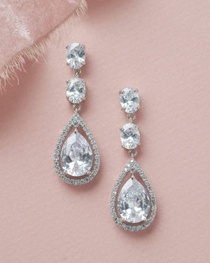 BOUCLES D OREILLES MARIÉE<BR>Tara Or rose