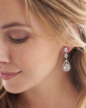 BOUCLES D OREILLES MARIÉE<BR>Tara