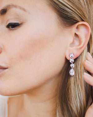 BOUCLES D OREILLES MARIÉE<BR>Nadia