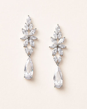 BOUCLES D OREILLES MARIÉE<BR>Monique argent ou rose gold