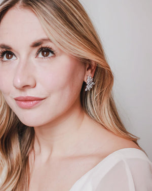 BOUCLES D'OREILLES POUR MARIAGE<BR>Farah