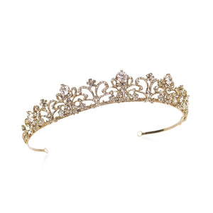COURONNE DE MARIAGE SWAROVSKI<BR>Elizabeth Or - MP Paris
