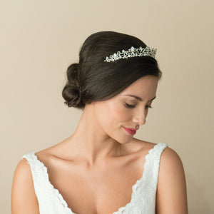 COURONNE DE MARIAGE SWAROVSKI<BR>Elizabeth Or - MP Paris