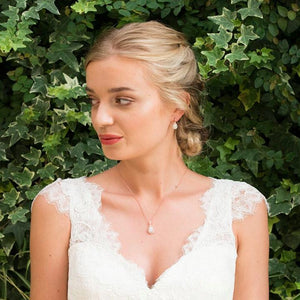 PARURE BOUCLES D'OREILLES ET COLLIER<BR>Belmont Or Rose - MP Paris