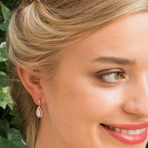 PARURE BOUCLES D'OREILLES ET COLLIER<BR>Belmont Or Rose - MP Paris