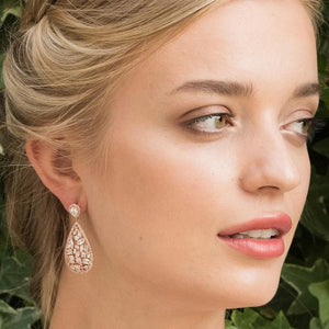 BOUCLES D'OREILLES<br>Pasadena Or rose - MP Paris