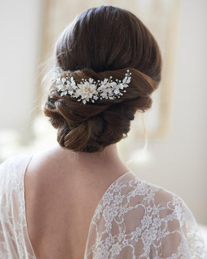 PEIGNE FLEUR MARIAGE<BR>Ivory - MP Paris