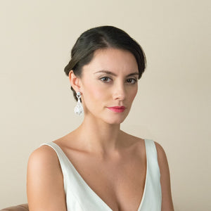 BOUCLES D'OREILLES<br>Silver sreen - MP Paris