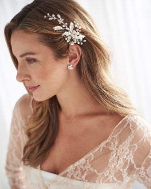PEIGNE MARIAGE<BR>Petite Fleur Or