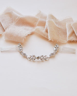 PEIGNE HEADBAND MARIAGE<BR>Mélanie Or rose