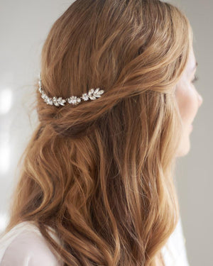 PEIGNE HEADBAND MARIAGE<BR>Mélanie Or rose