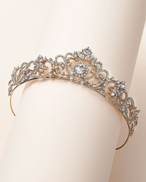 DIADEME DE MARIAGE<BR>Beth Or rose