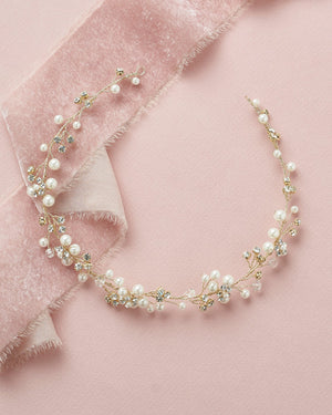 BIJOUX POUR CHEVEUX<BR>Pretty Or rose