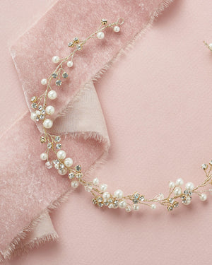 BIJOUX POUR CHEVEUX<BR>Pretty Or rose