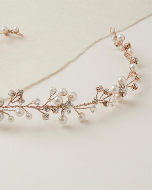 BIJOUX POUR CHEVEUX<BR>Pretty Or rose