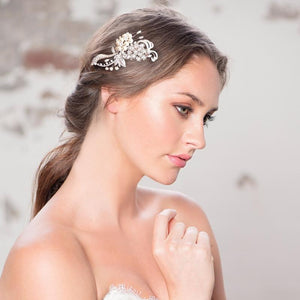 Accessoires cheveux mariage perles<br>Anaïs - MP Paris