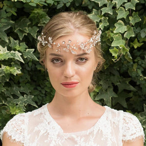 ACCESSOIRE CHEVEUX POUR MARIAGE CHAMPETRE<BR>Ice Argent - MP Paris
