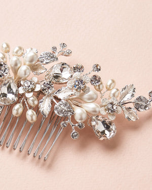 BIJOU DE TETE MARIEE<BR>Audra