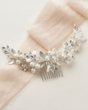 BIJOUX DE TETE PERLE<BR>Julia