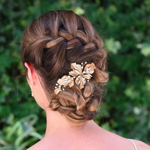 BROCHE DE CHEVEUX MARIAGE<br>Sunburst - MP Paris