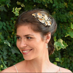 BROCHE DE CHEVEUX MARIAGE<br>Sunburst - MP Paris