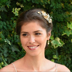 BROCHE DE CHEVEUX MARIAGE<br>Sunburst - MP Paris