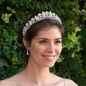 DIADEME MARIAGE PRINCESSE<BR>Aria Or rose - MP Paris