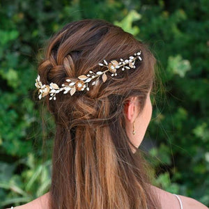 HEADBAND MARIAGE BOHEME<BR>Kallea - MP Paris