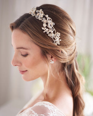 HEADBAND STRASS SWAROVSKI<BR>Kena Or - MP Paris