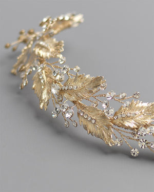 HEADBAND DORÉ<BR>Mian - MP Paris