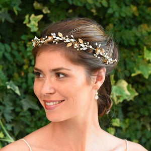 HEADBAND MARIAGE BOHEME<BR>Kallea - MP Paris
